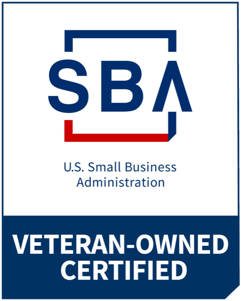 U.S. Small Business Administration Veteran-Owned Certified logo (VOSB Certified)